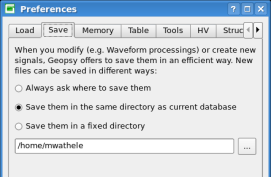 Save tab
